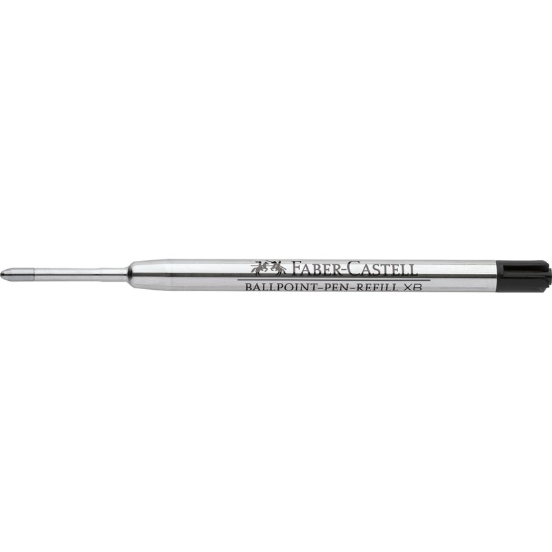 FABER-CASTELL 205270 Ballpoint Pen Refill XB, 10 Large Refills, Indelible,