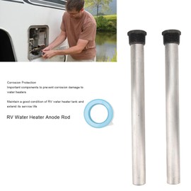 2 Pack RV Water Heater Anode Rod, Alloy Anode Rods, 21 x 235mm, 3/4 NPT Thread, Anode Rod for Most Suburban, Mor-Flo RV Water Heaters