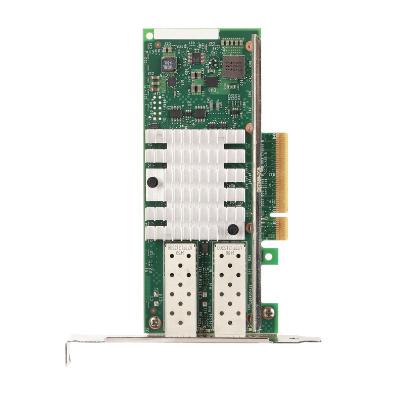 Server Adapter 10Gbps 2 SFP Ports PCI Express X8 Plug