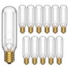OHBULBS Mini T6 Tubular Incandescent Light Bulb (12-Pack) 25W Bulbs,