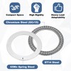 sourcing map 2 Sets AXK6590 Thrust Needle Roller Bearings with