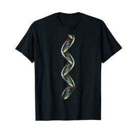 DNA Architecture Artwork Graphic T-Shirt, black