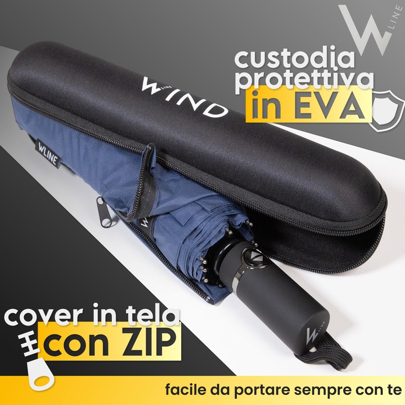 WLine Wind Mini Umbrella Folding Auto Open and Close Teflon