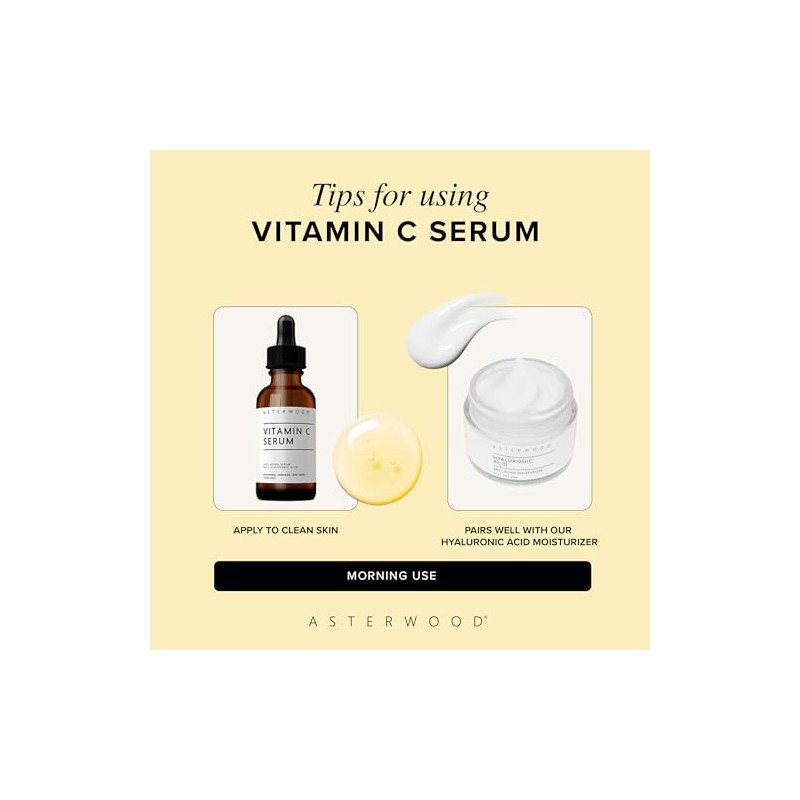 Vitamin C Serum 4 oz with Organic Hyaluronic Acid -