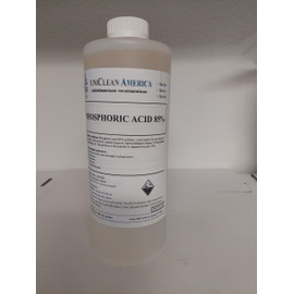 UniClean America Phosphoric Acid 85% - Rust Remover - Lime Cleaner - Scale Remover - UniClean America - USA (Size : 16 fl oz)