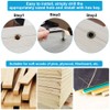 PERFETSELL 50 PCS Threaded Insert Nuts for Wood Furniture, M6x15mm