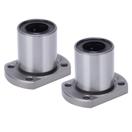 Fafeicy 16mm ID LMH16UU Steel Oval Flange Linear Ball Bearing CNC Linear Motion Shaft