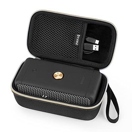 Yinke Hard Case for Marshall Emberton & Emberton II Bluetooth Speaker, Hard Organizer Portable Carry Cover Storage Bag (Emberton Gold)