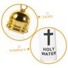 NOLITOY 2PCS Holy Water Bottles Baptism Containers with Cross Design