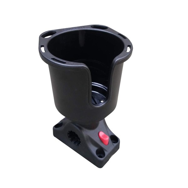 BroCraft Drink Holder for Deck / Side Mount / Deck Mount Cup Holder / Kayak Drink Holder