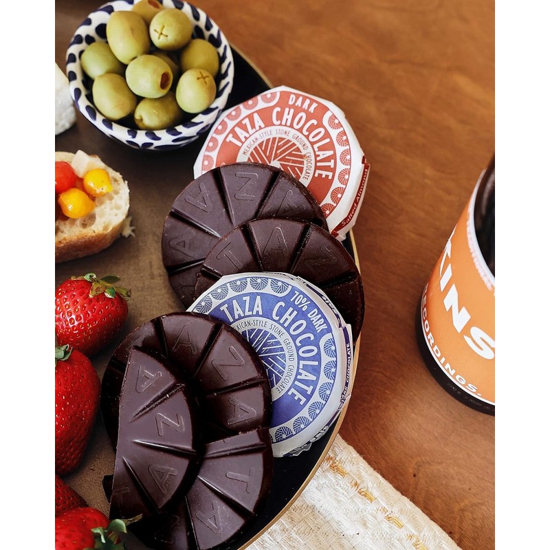 Taza Chocolate Organic Mexicano Disc 85% Dark Chocolate, Super Dark,