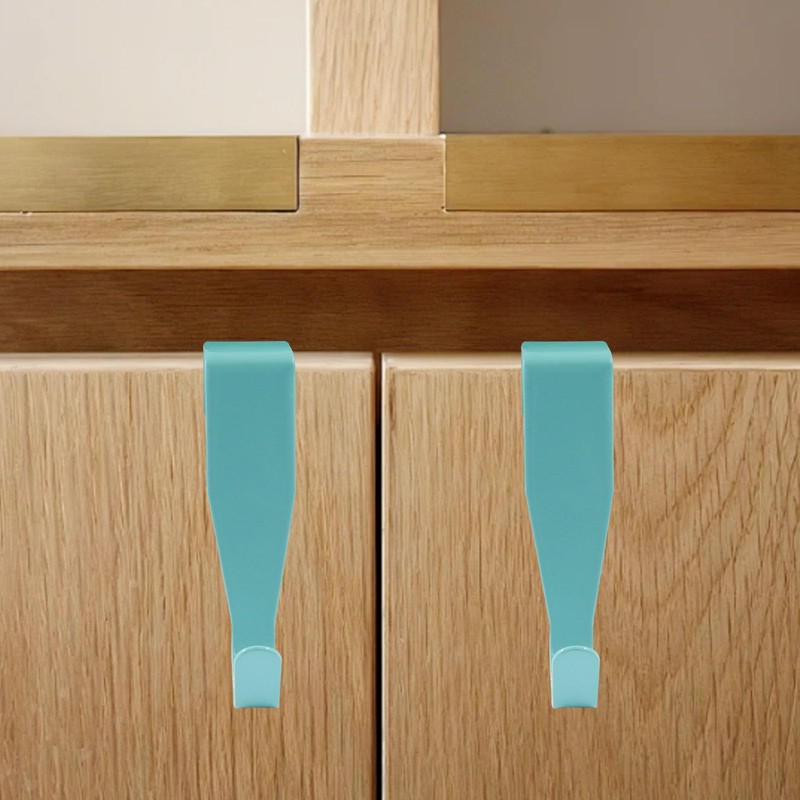 Cionyce Over Cabinet Door Hook, 4 Pack Carbon Steel Door