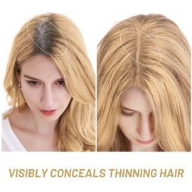 Root Touch Up Hair Powder, Instantly Gray Hair Root Cover Up Hairline Powder, Hair Concealer For Women and Men(Gray) (A-Light Blonde, 2PC)