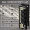 YUNZII YUNZII AL66 Wireless Mechanical Keyboard,Full Aluminum CNC,65% Knob Control,Bluetooth/2.4G/Wired,Hot