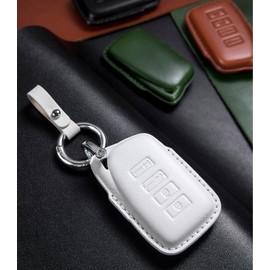 BFDDPPM Lexus Key Fob Cover - Premium Genuine Leather Full Protection Shell Case Compatible with Lexus RX ES GS NX LS RC 300h 350 200t 250 300 F 450h 460 600h Smart Key Fob Remote