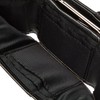 Fira FIMS-0343 Women's Trifold Wallet Logo Cool Black, Black