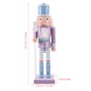 Gatuida Wooden Christmas Nutcracker Soldier: 25cm Figures Soldier Nutcracker Puppet