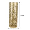 Umbrella Stand Rack for Entryway Metal Hollowed Freestanding Round Umbrella
