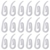 VGOL 100PCS Curtain Hooks Drapery Hooks Curtain Rollers Window Curtain