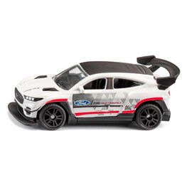siku 1566 Ford Mustang Mach-E 1400 Toy Car, Metal/Plastic, White, Rubberised Tyres, Sporty Rims