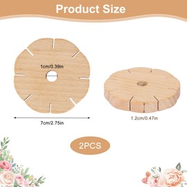 Kumihimo Braided Disc Bracelets Knotting Star Made of Wood Beads Weaving Set for DIY Bracelets Birthday Festival Gifts Pack of 2