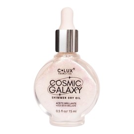 Cosmic Galaxy Shimmer Dry Oil - Shooting Star | Illuminating Body Oil for Radiant Glow | Lightweight, Hydrating, Non-Greasy | Perfect for Face, Neck & Body | Vegan & Cruelty-Free | 0.5 fl oz (15 ml)