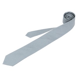 Juego de corbata de lino sólido para hombre: corbata con bolsillo a juego, varios colores, Dusty Blue, Talla única