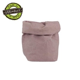 BIOZOYG Krempelbox Stuff Size M Sustainable All-Purpose Basket Made of Washable Paper 0.55 cm Thick I Storage Basket for Bathroom Children's Room etc. I Gift Bag Plants Planter Berry