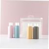 Mikinona Compact 4 Pack Travel Bottles 50ml Squeeze Shampoo Dispenser