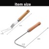 Ieron 2 Pcs Hand Weed Remover Tool Garden Manual Weed