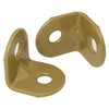 Heyous 20PCS Furniture Corner Brace Hooks Fasteners Mini Brackets Gold