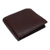 MARSHAL RFID Blocking Men's Bifold Leather Wallet With Double Center