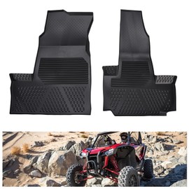 KIWI MASTER Floor Mats for 2022-2025 Honda Talon 1000R 1000X 1000X4 Accessories All Weather Mat Liners Front Row Seat TPE Slush Liner Black