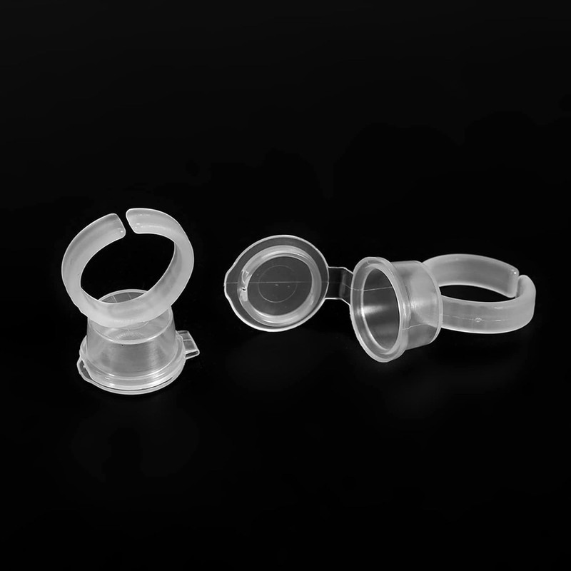 100 Unidades de Anillos de Tinta para Tatuajes, Vasos Desechables