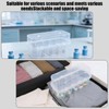 Peptide Vial Organizer Set for Refrigerator, 2 Pack 10-Slot Stackable