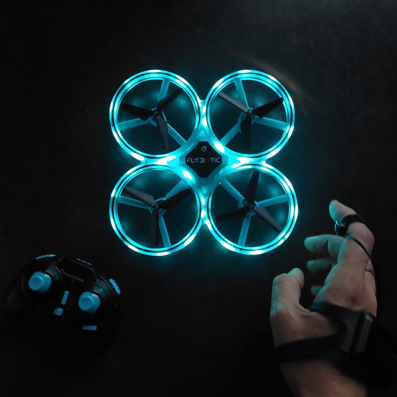 FLYBOTIC RC 21251 Flashing Drone by Silverlit, Toy Drone, Remote