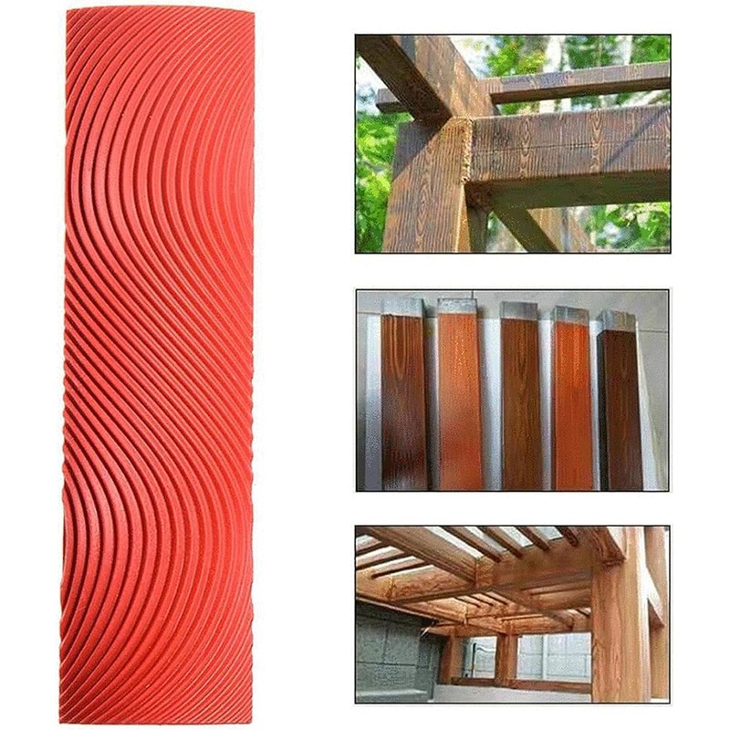 2Pcs Wood Grain Tool Set, Wood Grain Painting Tool, Wood