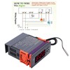 Digital Temperature Controller 0.1℃ Accuracy Thermostat Temperature Regulator for RefrigeratorDC12V