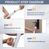Door Security Bar, 1.25Inch Diameter Heavy Duty Security Bar with