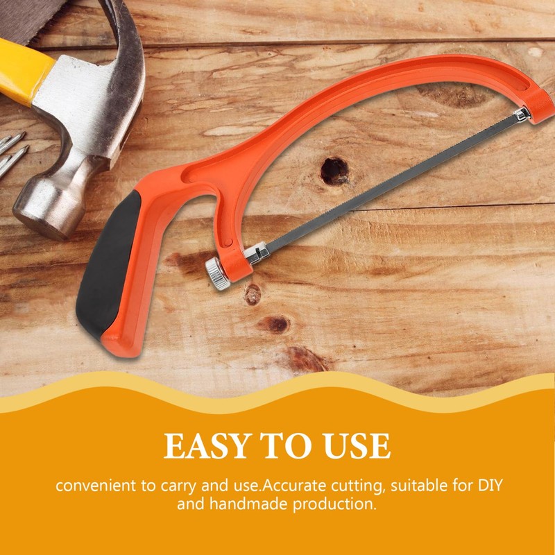 ORFOFE 1Set Hacksaw Tool Portable DIY Woodworking Bow Saw with