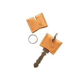 [MTA Leather Works] Made in Japan Italian Leather Key Cover, natural