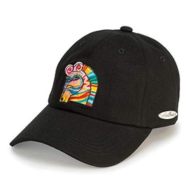 Laurel Burch Rainbow Zebra Embroidered Baseball Hat