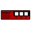 Dishwasher Temperature Labels, Briidea Temperature Label for Dishwashers, 3-Temp 160°F/71℃,