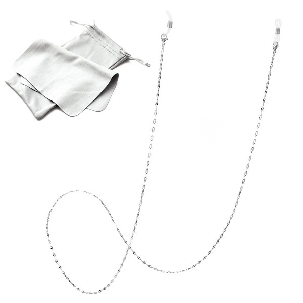 SOY'S F Glasses Chain, Mask Chain, Stainless Steel, 12 Types,