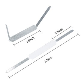 QYH Self-Adhesive Prong Paper Fasteners 2 inch Capacity,120 Fasteners/Box