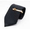 Jonwo Rose Flower 5.7 cm Tie Clips for Men in