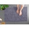 LuxUrux Bath Mat-Extra-Soft Plush Bath Shower Bathroom Rug, 1'' Chenille