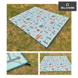 [Bellahome] Prime Camping Mat Graphic 3-Fold Medium 140X200(CN8585) European Mint