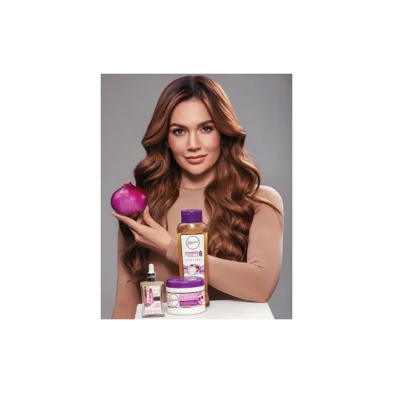 Kit De Cebolla Anyeluz Shampoo Acondicio Terapia Capilar