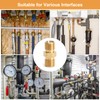 KQDRAVINE Pack of 4 Gas Hose 1/4 Connections Gas Hose